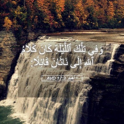 Picture 05 - ١ أخبار 17:3 AVD - وَفِي تِلْكَ ٱللَّيْلَةِ - Bible Verse Picture