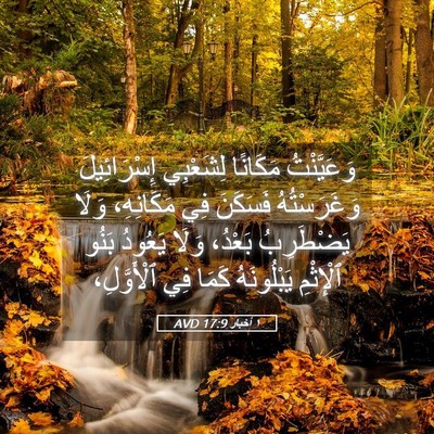 Picture 05 - ١ أخبار 17:9 AVD - وَعَيَّنْتُ مَكَانًا - Bible Verse Picture