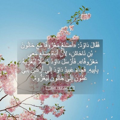 Picture 05 - ١ أخبار 19:2 AVD - فَقَالَ دَاوُدُ: «أَصْنَعُ - Bible Verse Picture