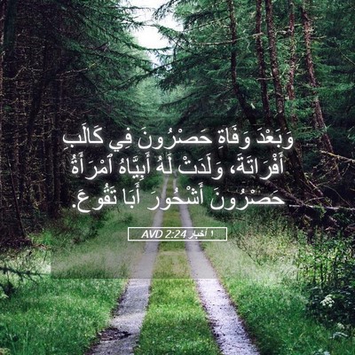 Picture 05 - ١ أخبار 2:24 AVD - وَبَعْدَ وَفَاةِ - Bible Verse Picture
