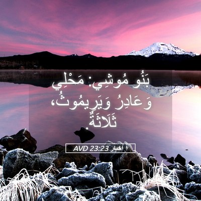 Picture 05 - ١ أخبار 23:23 AVD - بَنُو مُوشِي: مَحْلِي - Bible Verse Picture