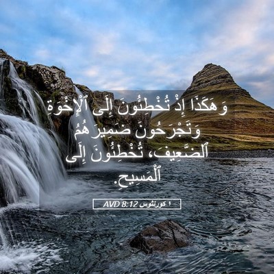 Picture 05 - ١ كورنثوس 8:12 AVD - وَهَكَذَا إِذْ - Bible Verse Picture