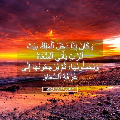 Picture 05 - ٢ أخبار 12:11 AVD - وَكَانَ إِذَا دَخَلَ - Bible Verse Picture