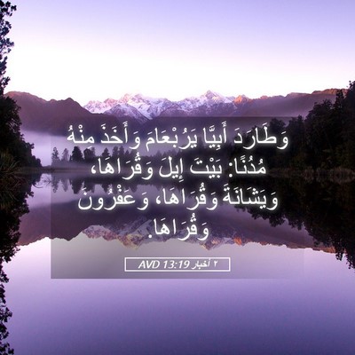 Picture 05 - ٢ أخبار 13:19 AVD - وَطَارَدَ أَبِيَّا - Bible Verse Picture