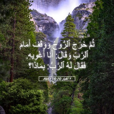 Picture 05 - ٢ أخبار 18:20 AVD - ثُمَّ خَرَجَ ٱلرُّوحُ - Bible Verse Picture