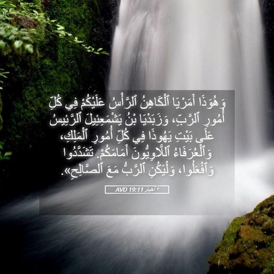 Picture 05 - ٢ أخبار 19:11 AVD - وَهُوَذَا أَمَرْيَا - Bible Verse Picture