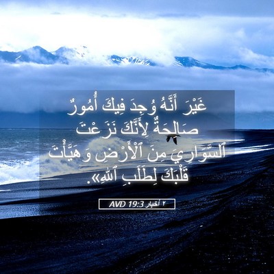 Picture 05 - ٢ أخبار 19:3 AVD - غَيْرَ أَنَّهُ وُجِدَ - Bible Verse Picture