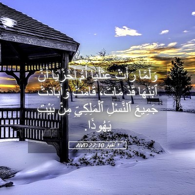 Picture 05 - ٢ أخبار 22:10 AVD - وَلَمَّا رَأَتْ عَثَلْيَا - Bible Verse Picture