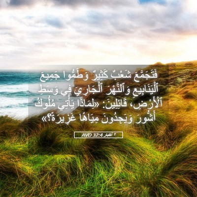 Picture 05 - ٢ أخبار 32:4 AVD - فَتَجَمَّعَ شَعْبٌ - Bible Verse Picture