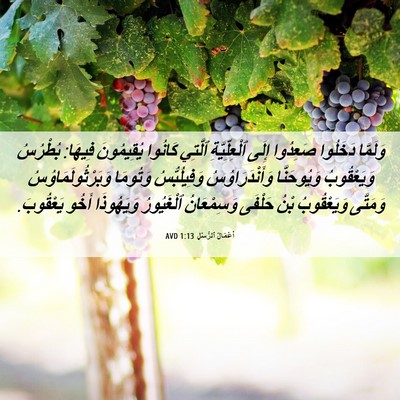 Picture 06 - أَعْمَالُ ٱلرُّسُلِ 1:13 AVD - وَلَمَّا دَخَلُوا - Bible Verse Picture