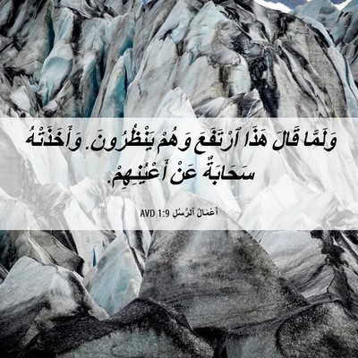 Picture 06 - أَعْمَالُ ٱلرُّسُلِ 1:9 AVD - وَلَمَّا قَالَ هَذَا - Bible Verse Picture