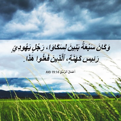 Picture 06 - أَعْمَالُ ٱلرُّسُلِ 19:14 AVD - وَكَانَ سَبْعَةُ بَنِينَ - Bible Verse Picture