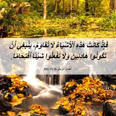 Picture 06 - أَعْمَالُ ٱلرُّسُلِ 19:36 AVD - فَإِذْ كَانَتْ هَذِهِ - Bible Verse Picture
