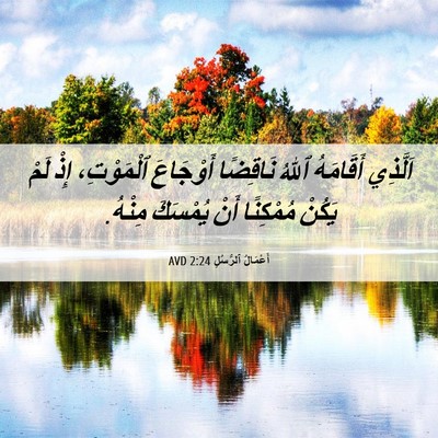Picture 06 - أَعْمَالُ ٱلرُّسُلِ 2:24 AVD - اَلَّذِي أَقَامَهُ ٱللهُ - Bible Verse Picture
