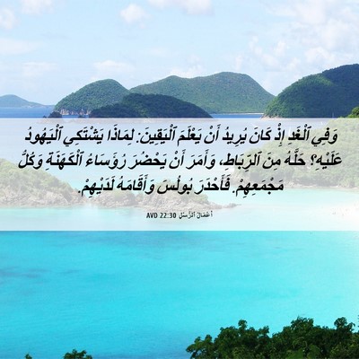 Picture 06 - أَعْمَالُ ٱلرُّسُلِ 22:30 AVD - وَفِي ٱلْغَدِ إِذْ كَانَ - Bible Verse Picture