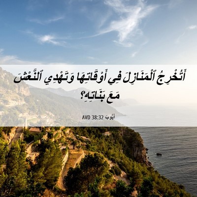 Picture 06 - أَيُّوبَ 38:32 AVD - أَتُخْرِجُ ٱلْمَنَازِلَ - Bible Verse Picture