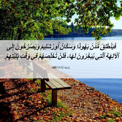 Picture 06 - إِرْمِيَا 11:12 AVD - فَيَنْطَلِقُ مُدُنُ - Bible Verse Picture