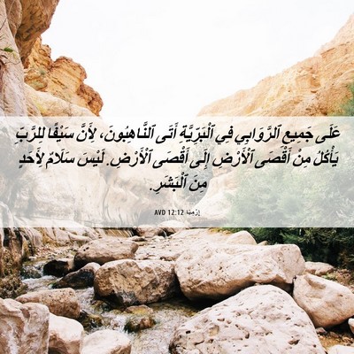 Picture 06 - إِرْمِيَا 12:12 AVD - عَلَى جَمِيعِ ٱلرَّوَابِي - Bible Verse Picture