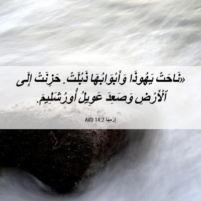 Picture 06 - إِرْمِيَا 14:2 AVD - «نَاحَتْ يَهُوذَا - Bible Verse Picture