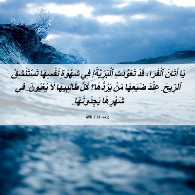 Picture 06 - إِرْمِيَا 2:24 AVD - يَا أَتَانَ ٱلْفَرَا، قَدْ - Bible Verse Picture