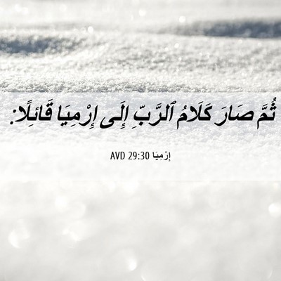 Picture 06 - إِرْمِيَا 29:30 AVD - ثُمَّ صَارَ كَلَامُ - Bible Verse Picture