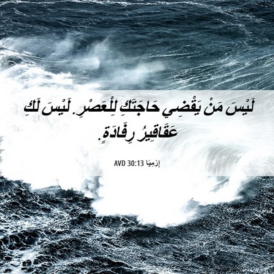 Picture 06 - إِرْمِيَا 30:13 AVD - لَيْسَ مَنْ يَقْضِي - Bible Verse Picture