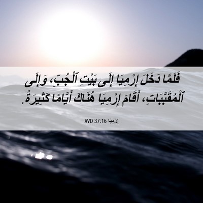 Picture 06 - إِرْمِيَا 37:16 AVD - فَلَمَّا دَخَلَ إِرْمِيَا - Bible Verse Picture