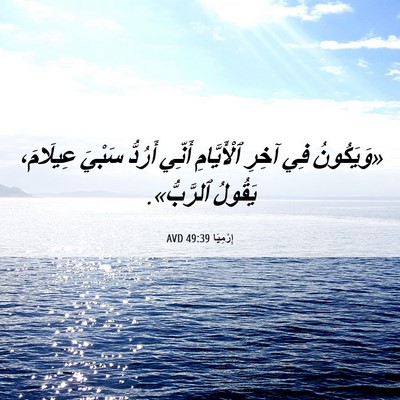 Picture 06 - إِرْمِيَا 49:39 AVD - «وَيَكُونُ فِي آخِرِ - Bible Verse Picture