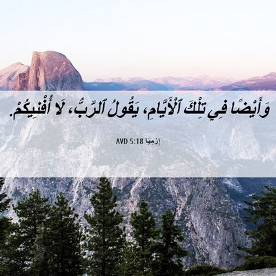 Picture 06 - إِرْمِيَا 5:18 AVD - وَأَيْضًا فِي تِلْكَ - Bible Verse Picture