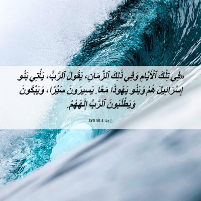 Picture 06 - إِرْمِيَا 50:4 AVD - «فِي تِلْكَ ٱلْأَيَّامِ - Bible Verse Picture