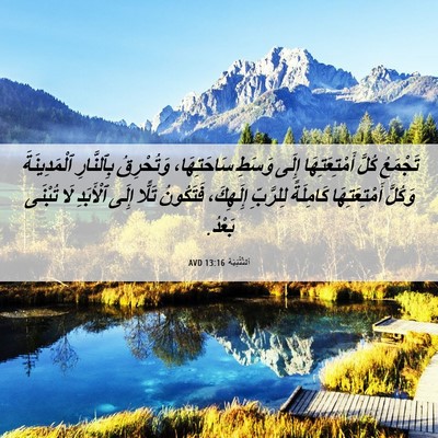 Picture 06 - اَلتَّثْنِيَة 13:16 AVD - تَجْمَعُ كُلَّ - Bible Verse Picture