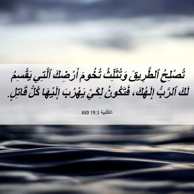 Picture 06 - اَلتَّثْنِيَة 19:3 AVD - تُصْلِحُ ٱلطَّرِيقَ - Bible Verse Picture