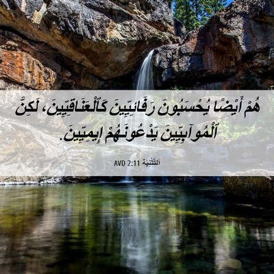 Picture 06 - اَلتَّثْنِيَة 2:11 AVD - هُمْ أَيْضًا يُحْسَبُونَ - Bible Verse Picture