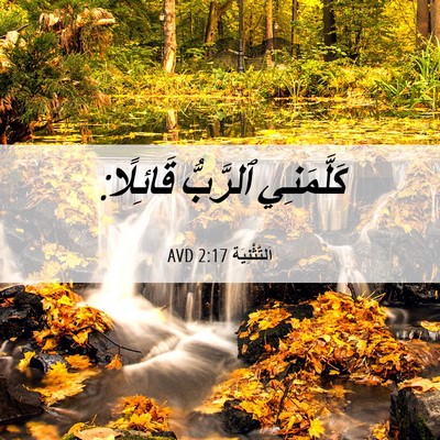 Picture 06 - اَلتَّثْنِيَة 2:17 AVD - كَلَّمَنِي ٱلرَّبُّ - Bible Verse Picture