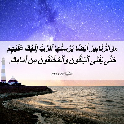 Picture 06 - اَلتَّثْنِيَة 7:20 AVD - «وَٱلزَّنَابِيرُ أَيْضًا - Bible Verse Picture