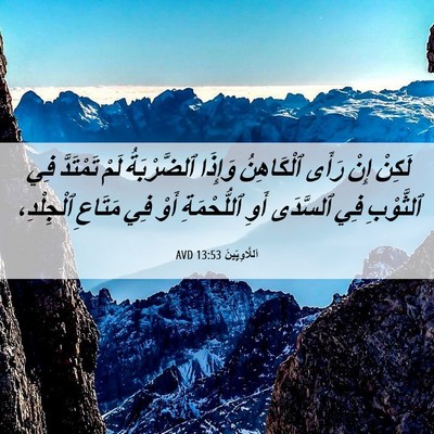Picture 06 - اَللَّاوِيِّينَ 13:53 AVD - لَكِنْ إِنْ رَأَى - Bible Verse Picture