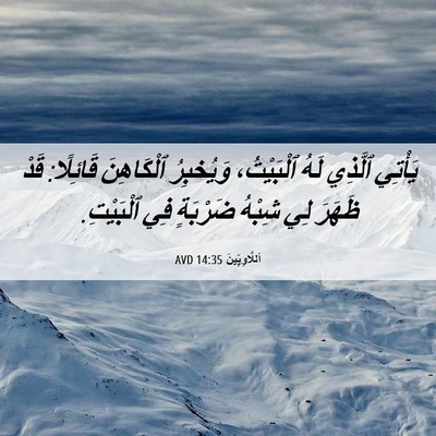 Picture 06 - اَللَّاوِيِّينَ 14:35 AVD - يَأْتِي ٱلَّذِي لَهُ - Bible Verse Picture