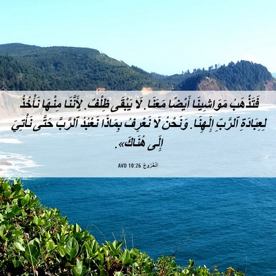 Picture 06 - اَلْخُرُوجُ 10:26 AVD - فَتَذْهَبُ مَوَاشِينَا - Bible Verse Picture