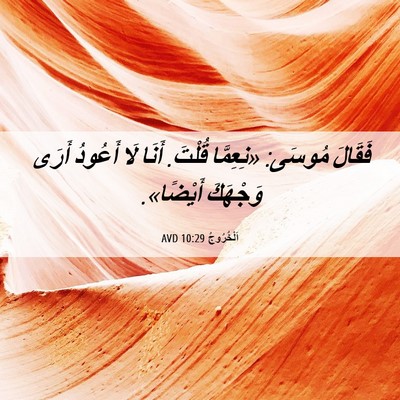 Picture 06 - اَلْخُرُوجُ 10:29 AVD - فَقَالَ مُوسَى: «نِعِمَّا - Bible Verse Picture