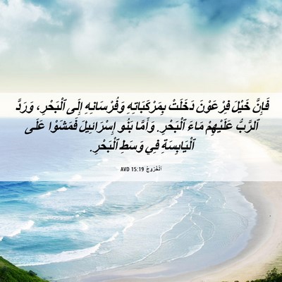Picture 06 - اَلْخُرُوجُ 15:19 AVD - فَإِنَّ خَيْلَ فِرْعَوْنَ - Bible Verse Picture