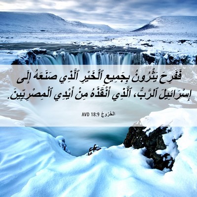 Picture 06 - اَلْخُرُوجُ 18:9 AVD - فَفَرِحَ يَثْرُونُ - Bible Verse Picture