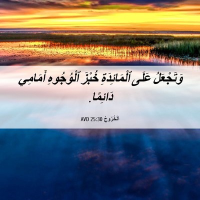 Picture 06 - اَلْخُرُوجُ 25:30 AVD - وَتَجْعَلُ عَلَى - Bible Verse Picture