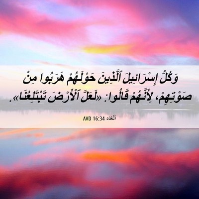 Picture 06 - اَلْعَدَد 16:34 AVD - وَكُلُّ إِسْرَائِيلَ - Bible Verse Picture