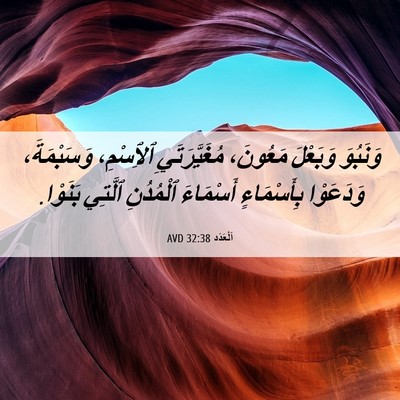 Picture 06 - اَلْعَدَد 32:38 AVD - وَنَبُوَ وَبَعْلَ - Bible Verse Picture