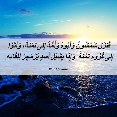 Picture 06 - اَلْقُضَاة 14:5 AVD - فَنَزَلَ شَمْشُونُ - Bible Verse Picture