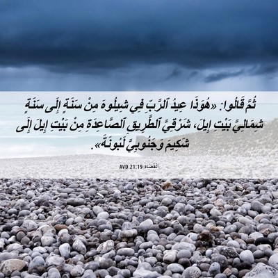 Picture 06 - اَلْقُضَاة 21:19 AVD - ثُمَّ قَالُوا: «هُوَذَا - Bible Verse Picture