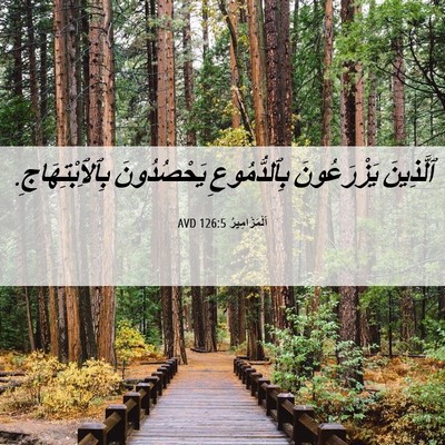 Picture 06 - اَلْمَزَامِيرُ 126:5 AVD - ٱلَّذِينَ يَزْرَعُونَ - Bible Verse Picture