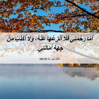 Picture 06 - اَلْمَزَامِيرُ 89:33 AVD - أَمَّا رَحْمَتِي فَلَا - Bible Verse Picture