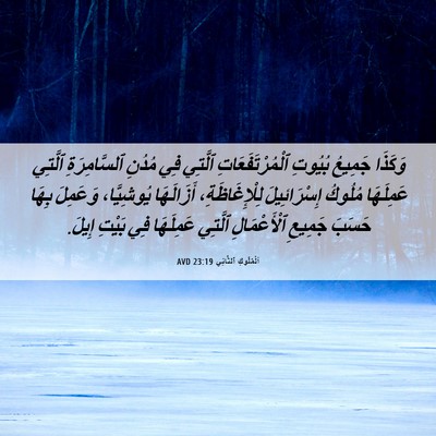 Picture 06 - اَلْمُلُوكِ ٱلثَّانِي 23:19 AVD - وَكَذَا جَمِيعُ بُيُوتِ - Bible Verse Picture