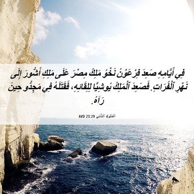 Picture 06 - اَلْمُلُوكِ ٱلثَّانِي 23:29 AVD - فِي أَيَّامِهِ صَعِدَ - Bible Verse Picture